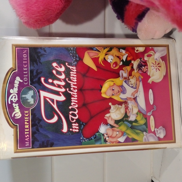 Disney Alice in Wonderland VCR Vintage Cheshire Cat - Picture 2 of 3